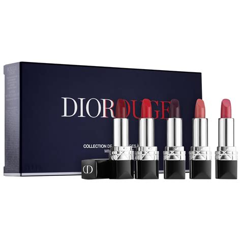 dior rouge christmas lip kit|Rouge Dior Holiday Mini Lipstick Set .